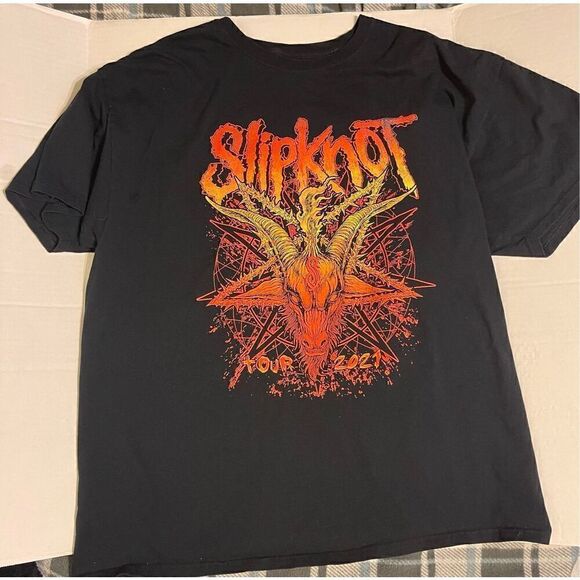 ‘21 SLIPKNOT TOUR Tshirt Double Sided  XL Tee - Picture 1 of 7